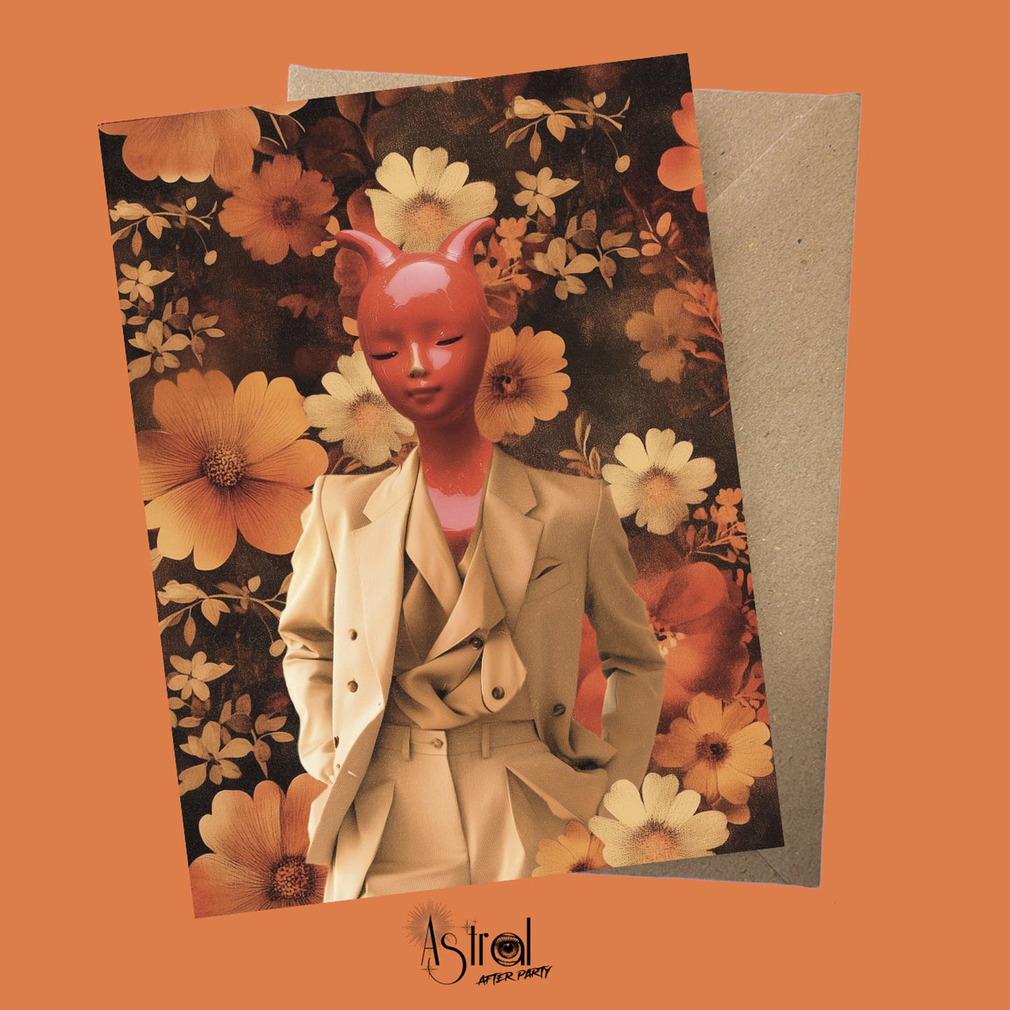 Devilette 2 Greetings Card