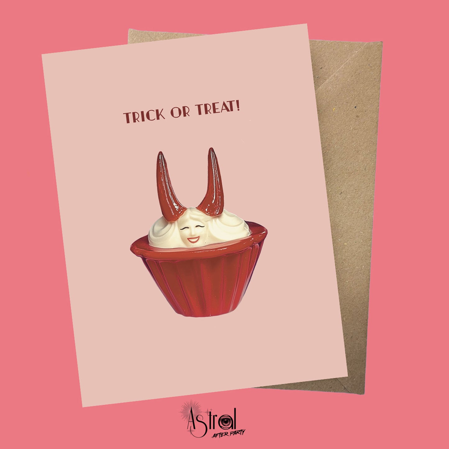 Trick or Treat Dolly Greetings Card