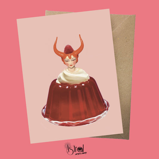 Trick or Treat Jelly Greetings Card