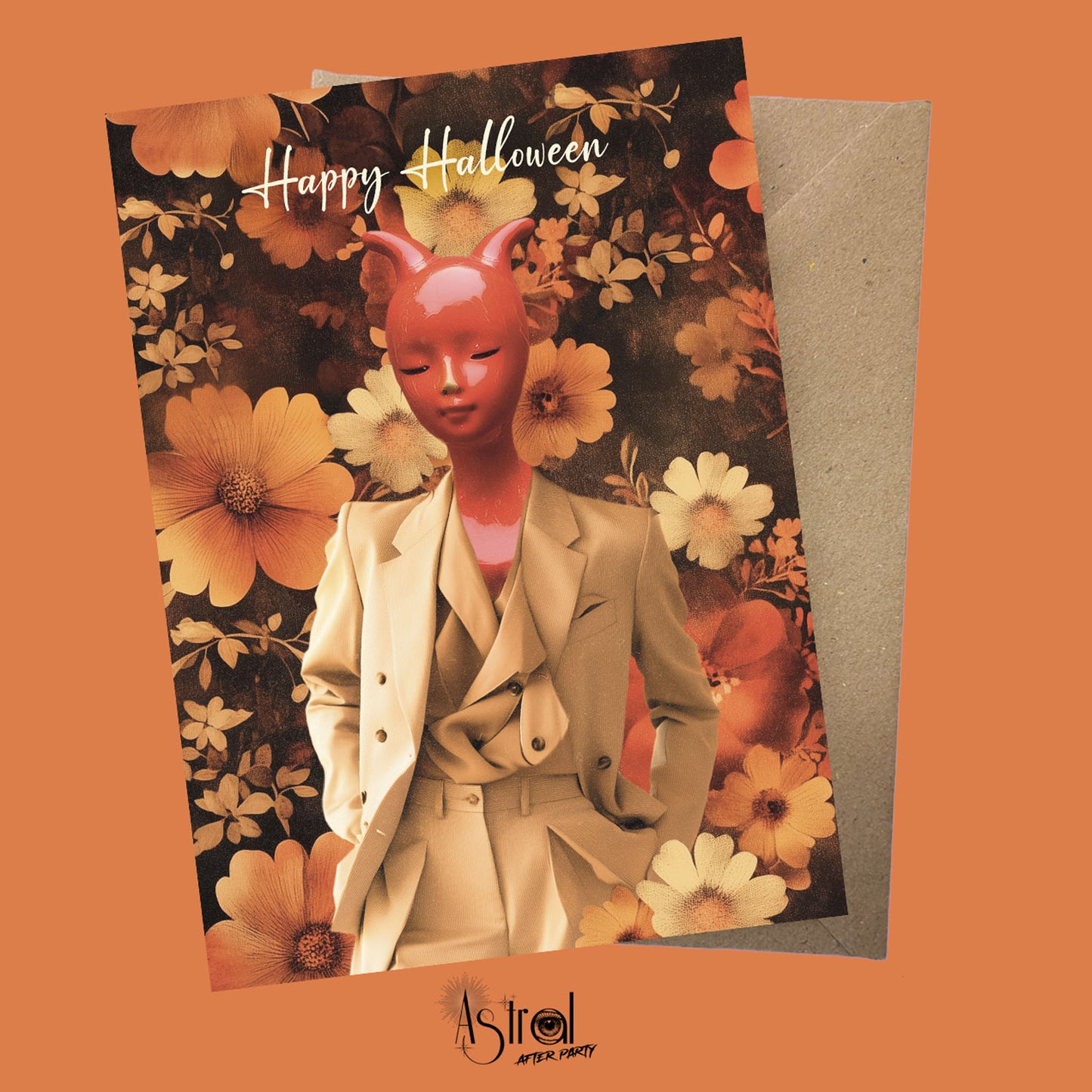 Devilette 2 Greetings Card