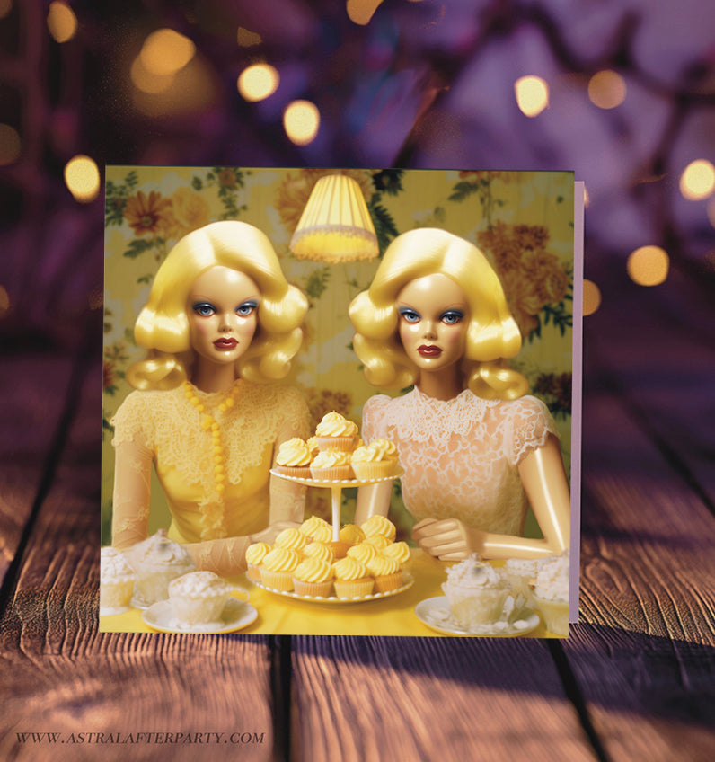 Gemini Queen Greetings Card