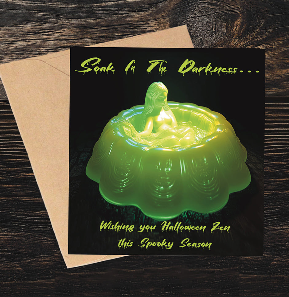Soak in the Darkness Greetings Card