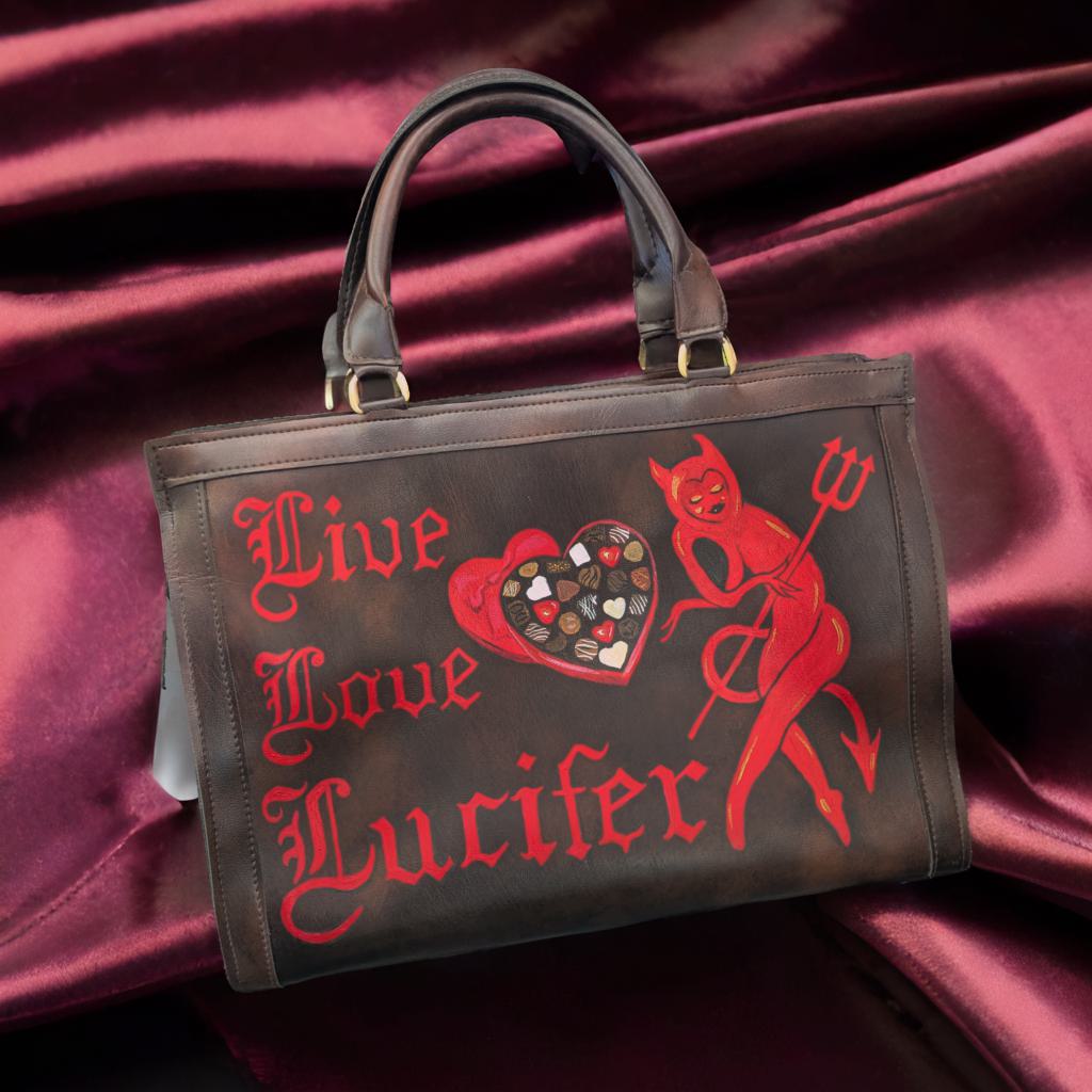 Live Love Lucifer Leather Bag