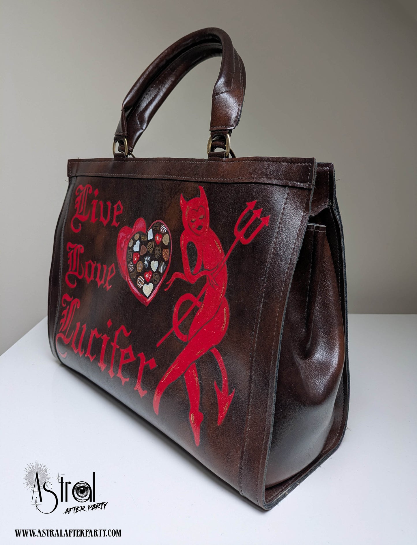 Live Love Lucifer Leather Bag