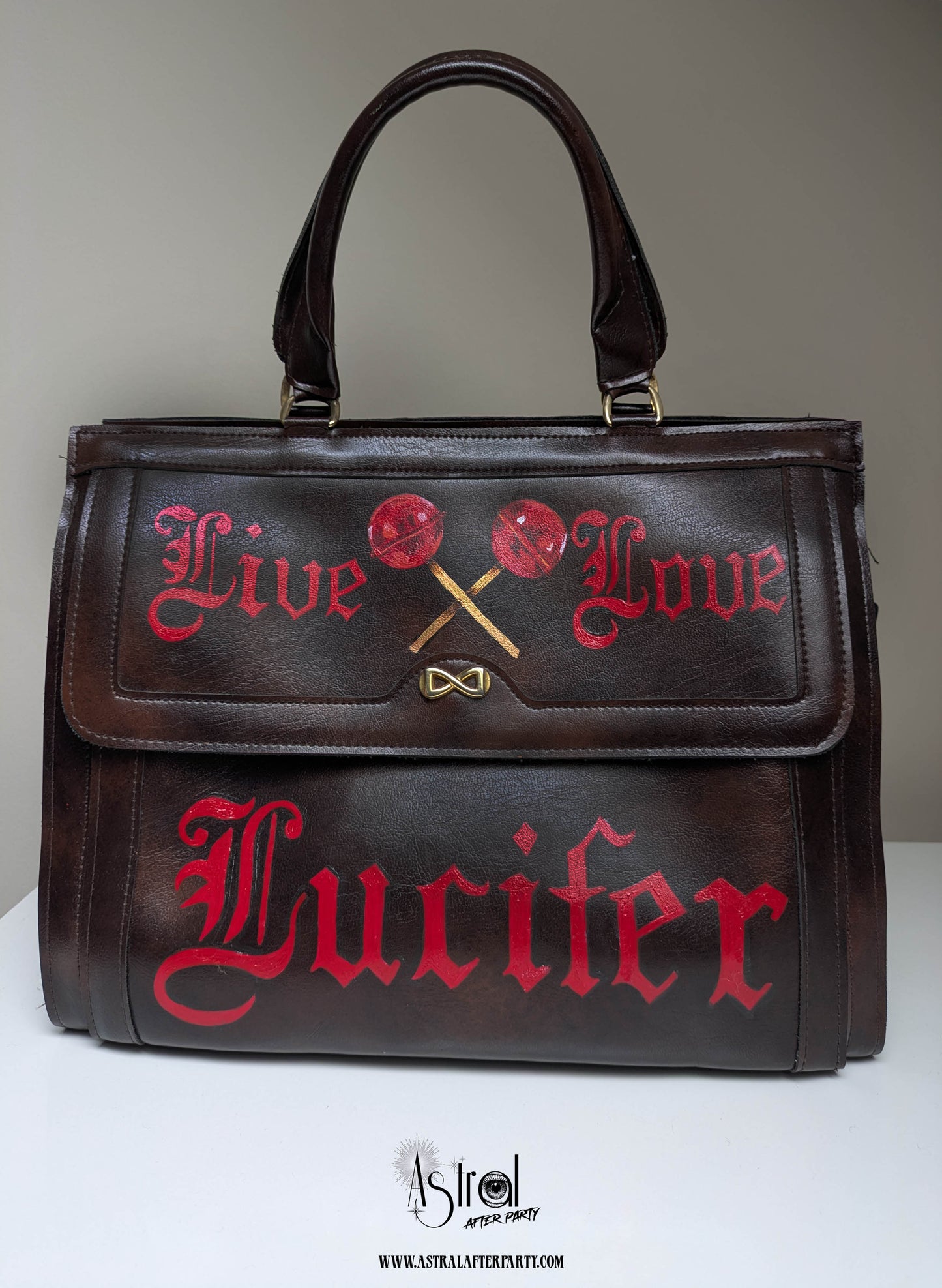 Live Love Lucifer Leather Bag