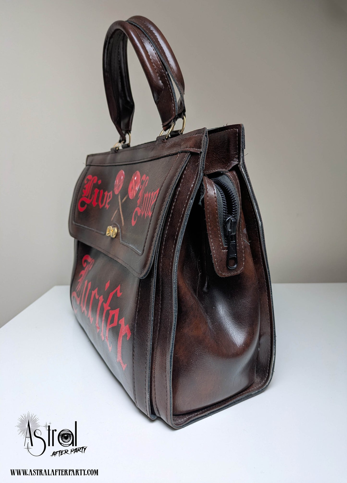 Live Love Lucifer Leather Bag