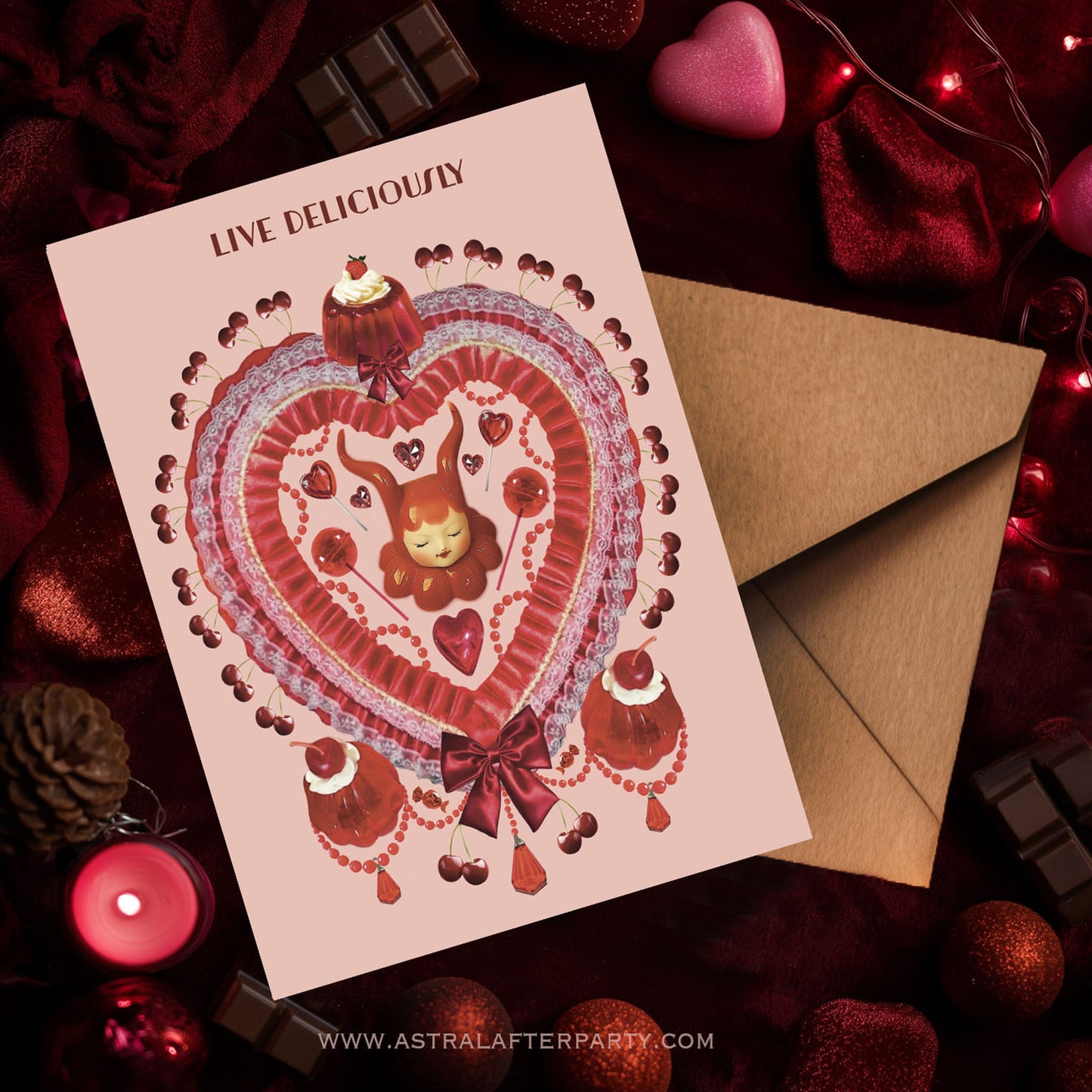 Sweetheart 3 Greetings Card