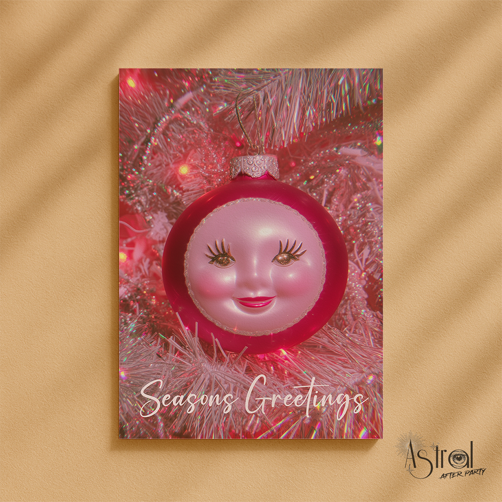 Vintage Bauble 3 Christmas Card