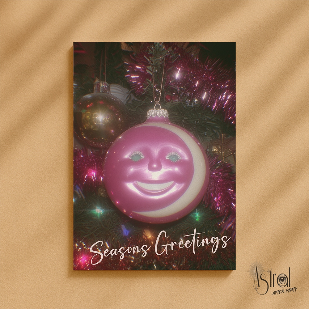 Vintage Bauble 5 Christmas Card