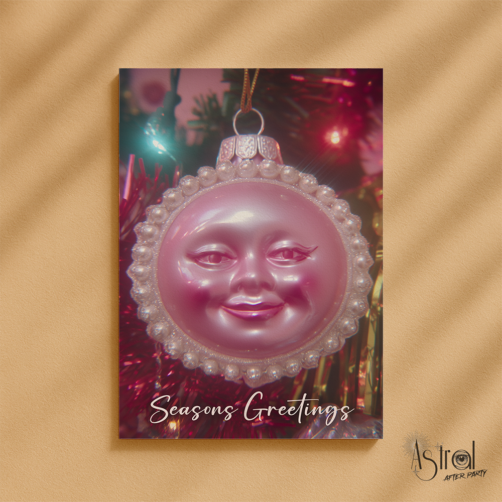 Vintage Bauble 6 Christmas Card