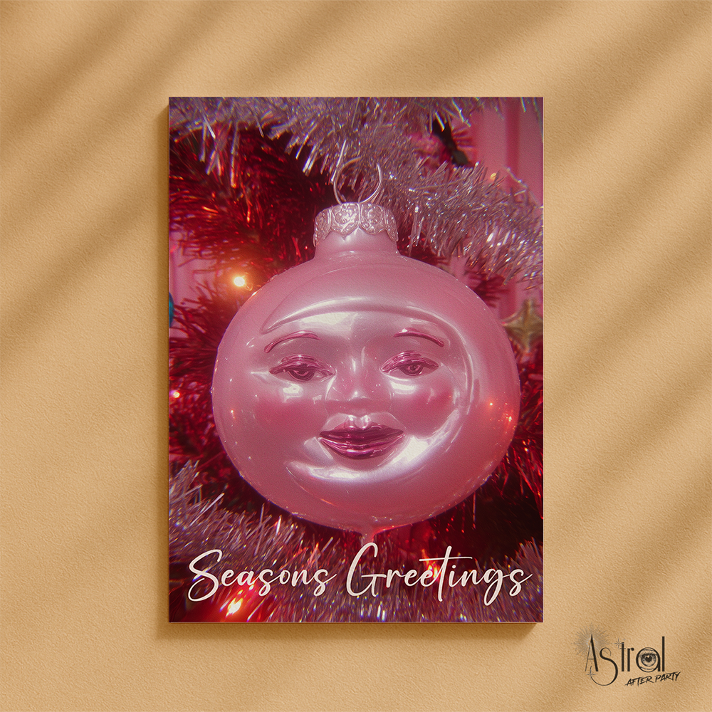 Vintage Bauble 7 Christmas Card