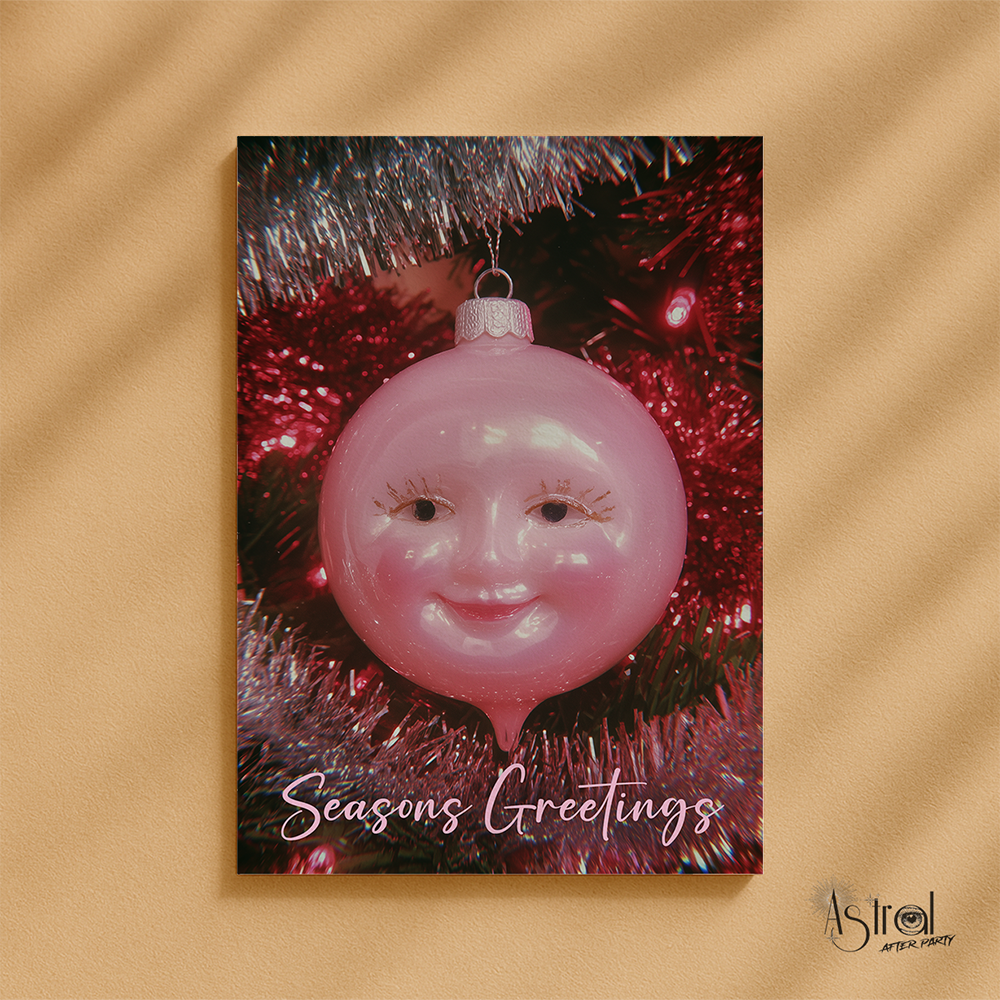 Vintage Bauble 9 Christmas Card