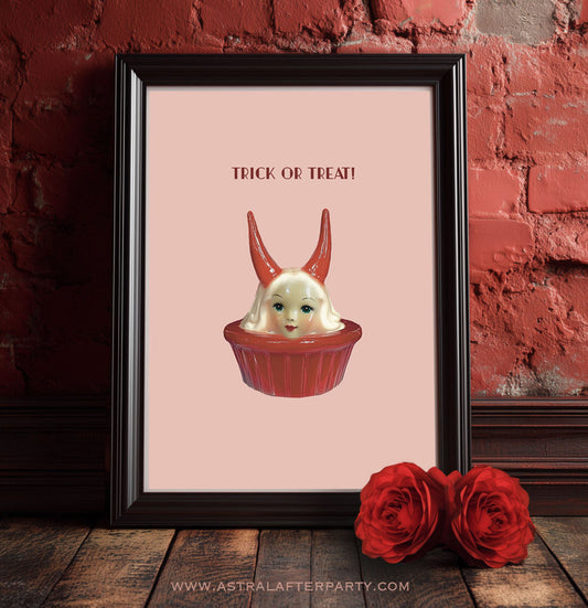 Giclée Fine Art Print - Trick or Treat Cherie