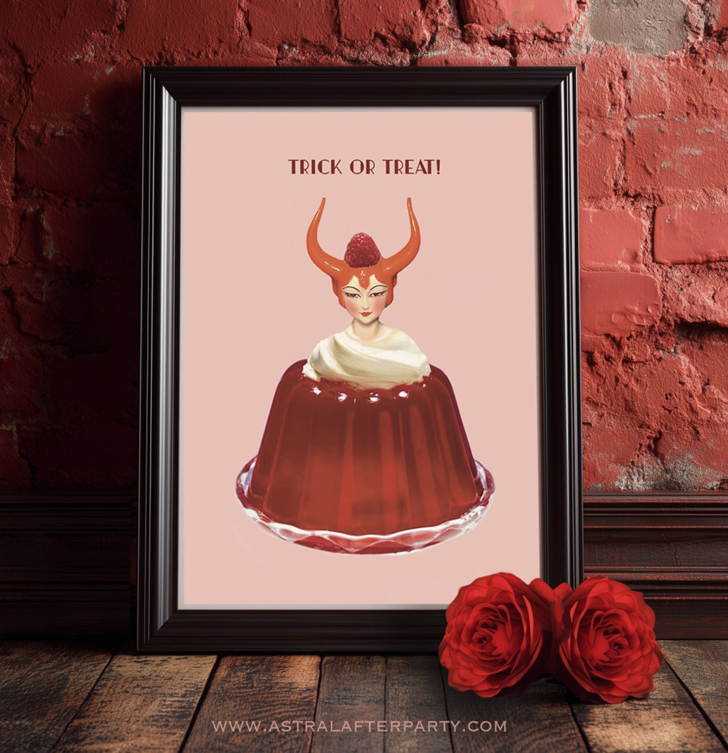 Giclée Fine Art Print - Trick or Treat Devil Jelly