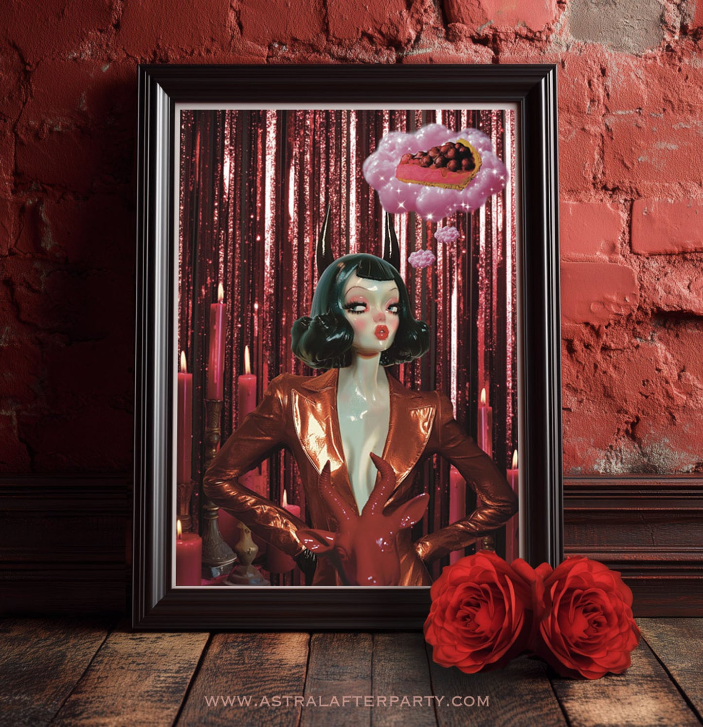Giclée Fine Art Print - Cherry Cheesecake Dreams