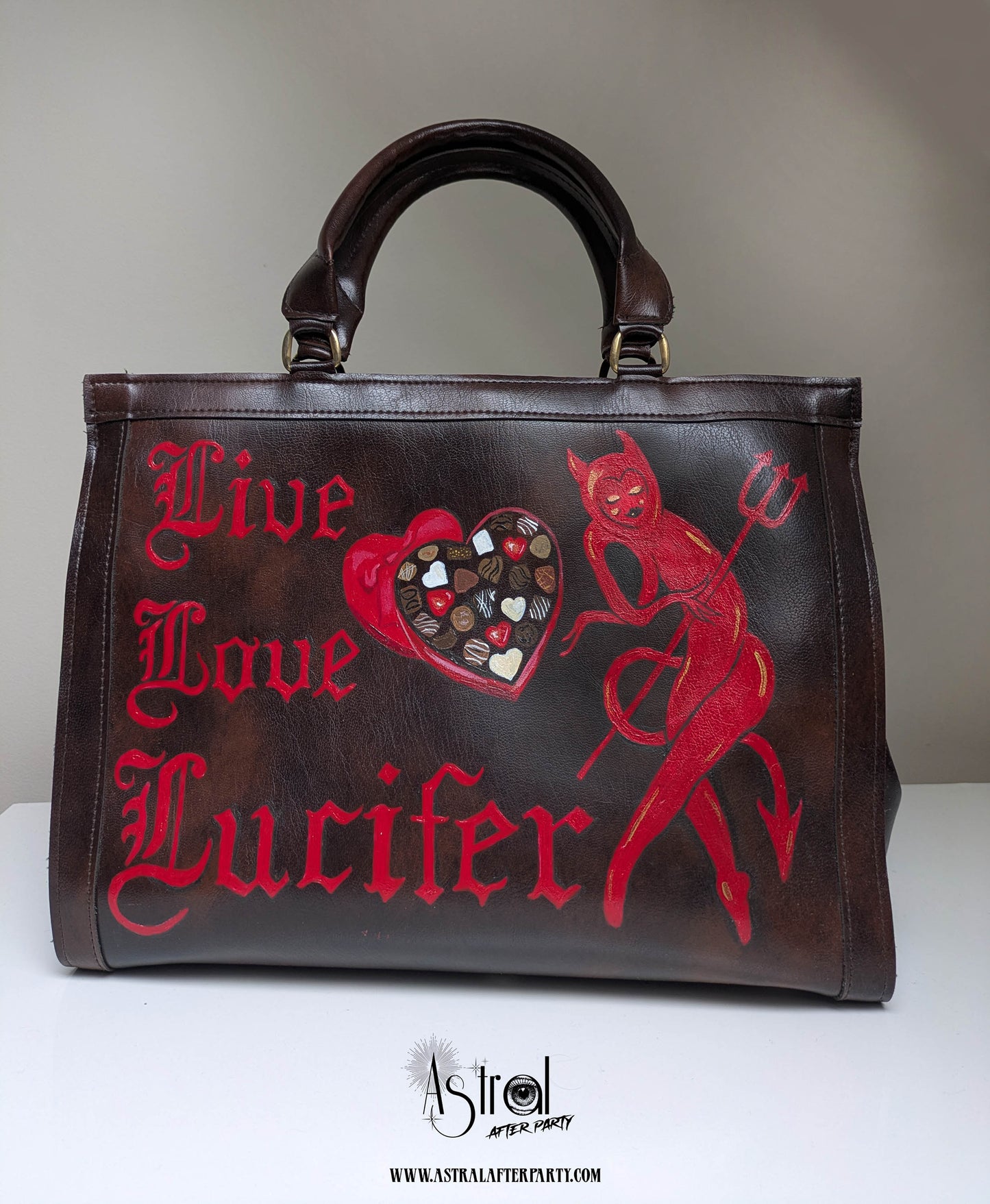 Live Love Lucifer Leather Bag