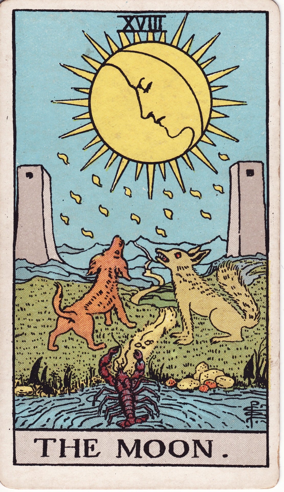 Tiny Tarot - La Luna / The Moon