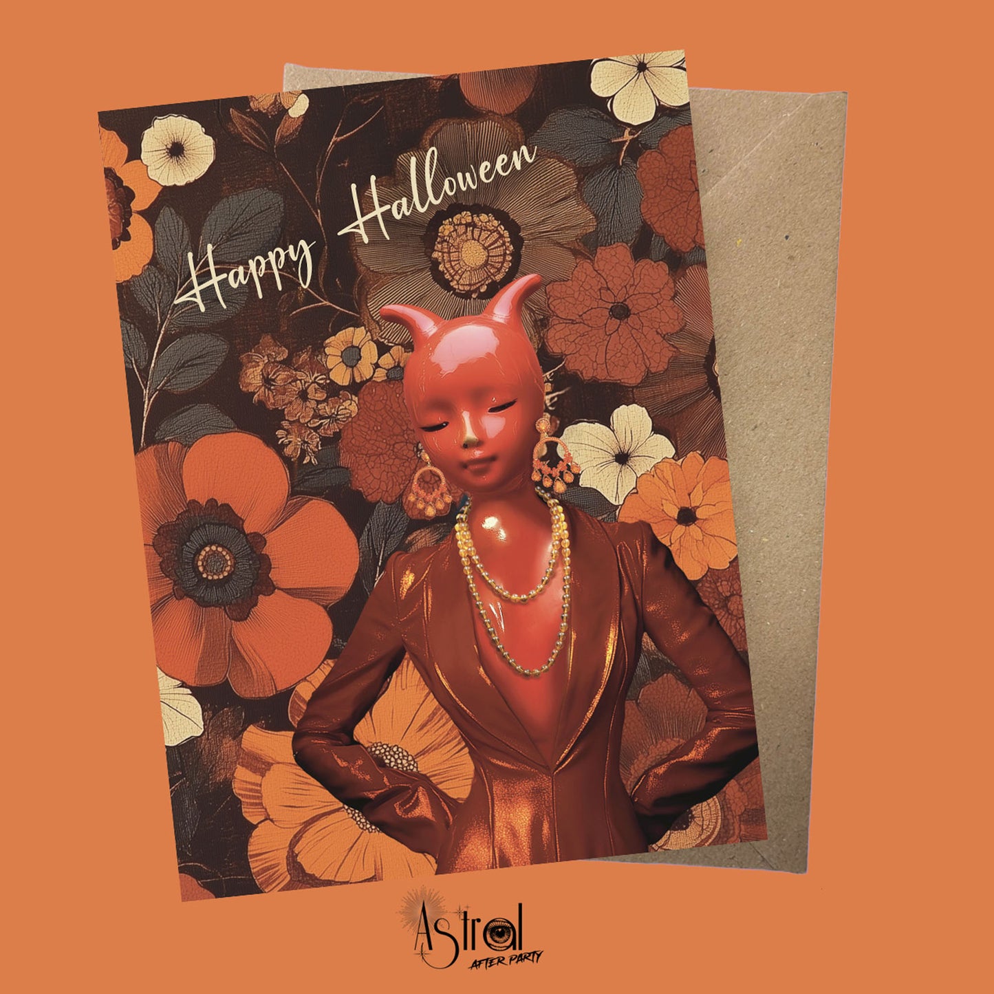 Devilette 1 Greetings Card