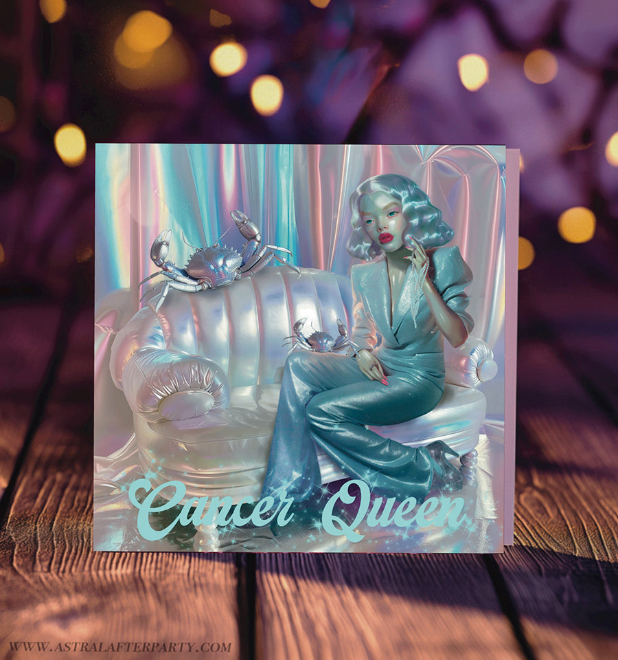 Cancer Queen Greetings Card