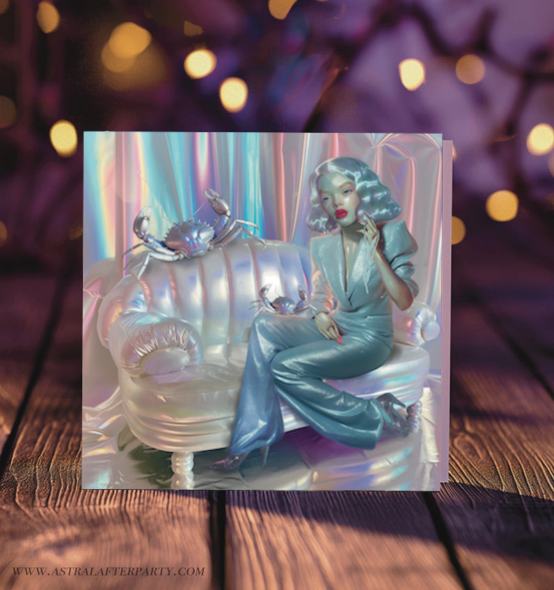 Cancer Queen Greetings Card