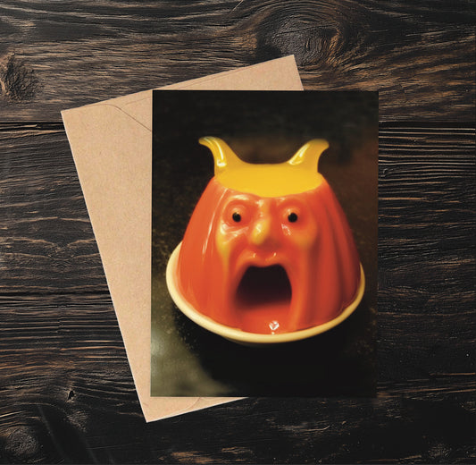 Monster Jelly Greetings Card