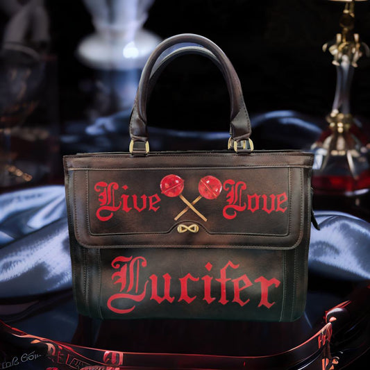 Live Love Lucifer Leather Bag