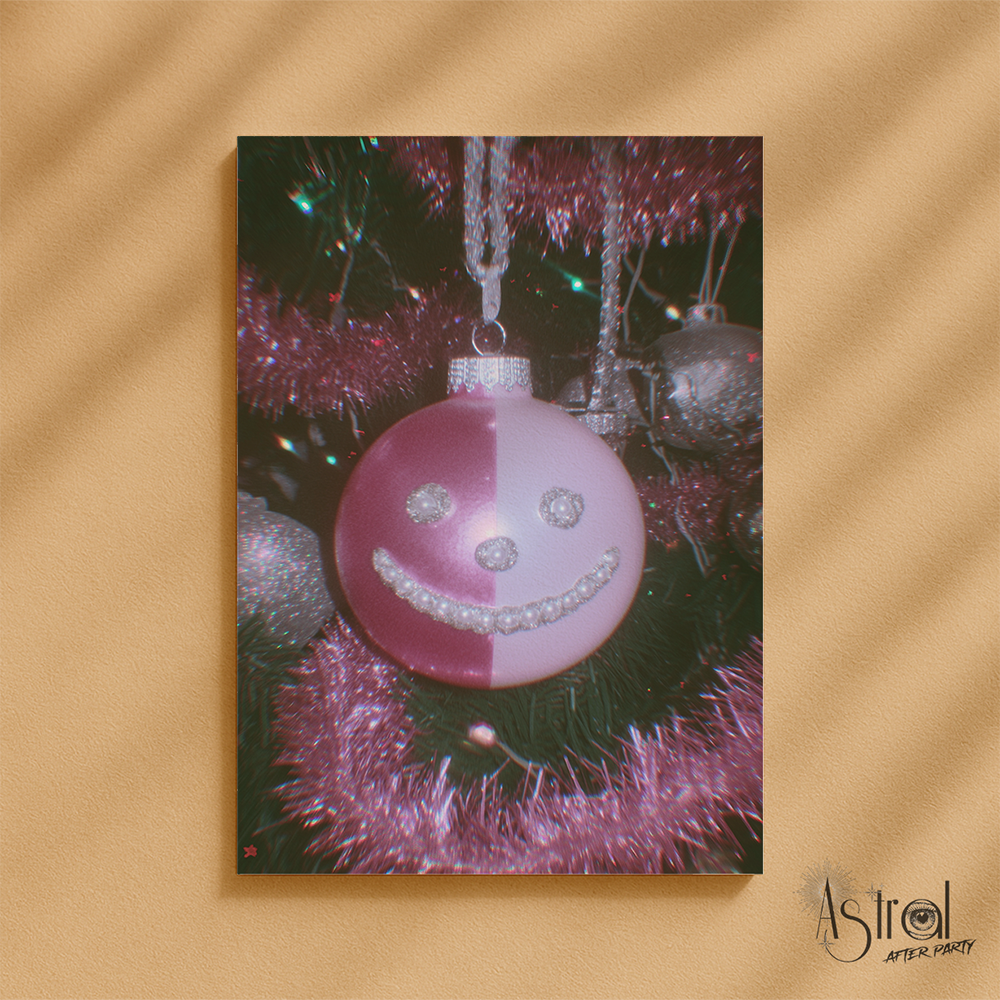 Vintage Bauble 2 Christmas Card
