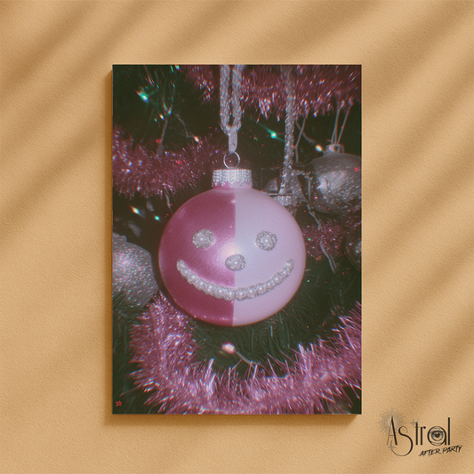 Vintage Bauble 2 Christmas Card