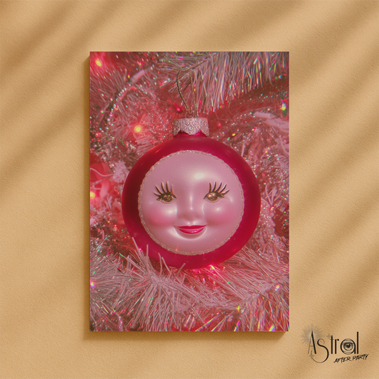 Vintage Bauble 3 Christmas Card