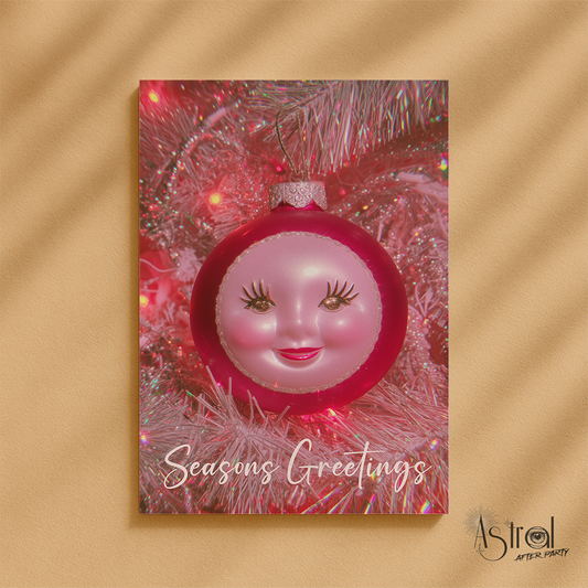 Vintage Bauble 3 Christmas Card
