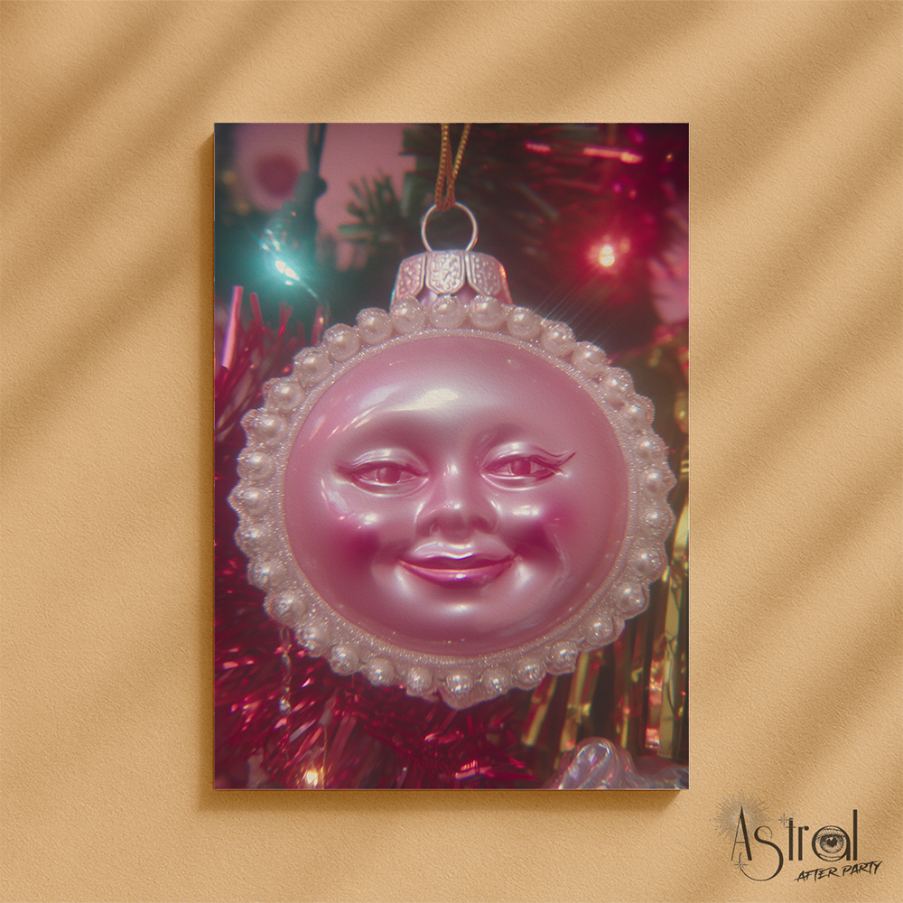 Vintage Bauble 6 Christmas Card