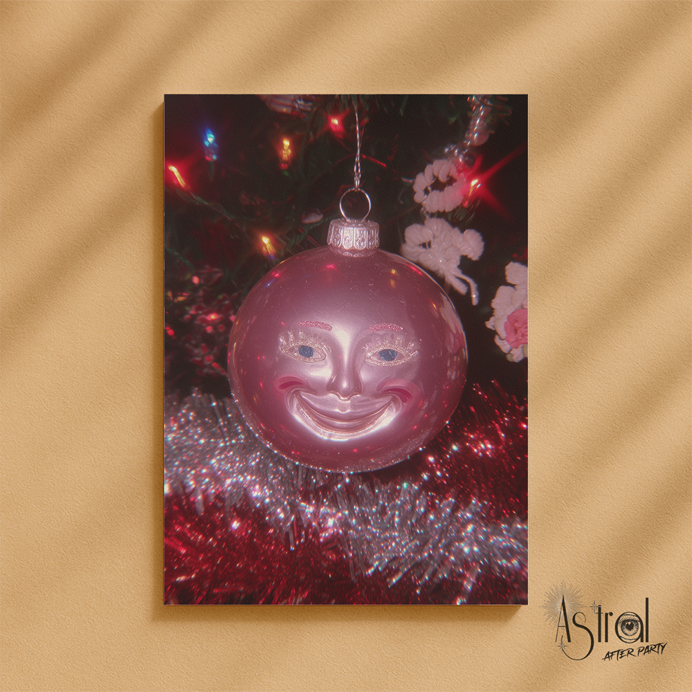 Vintage Bauble 8 Christmas Card