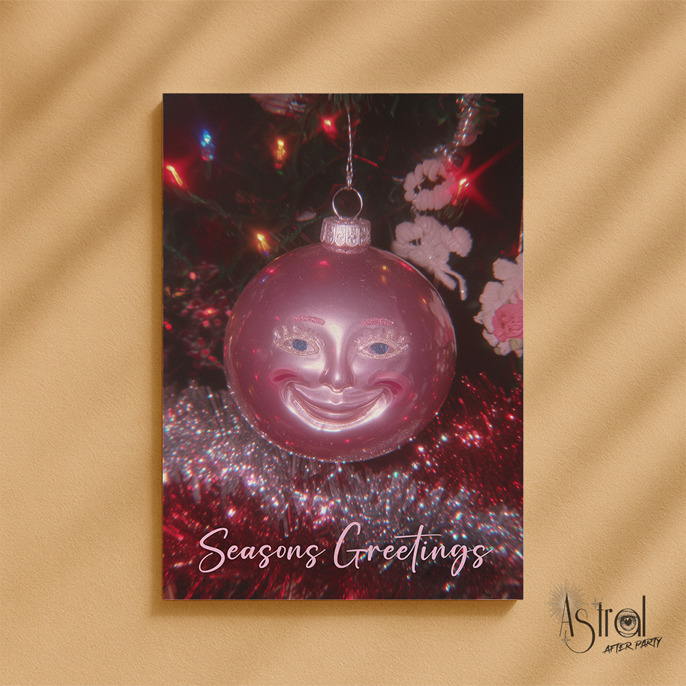 Vintage Bauble 8 Christmas Card