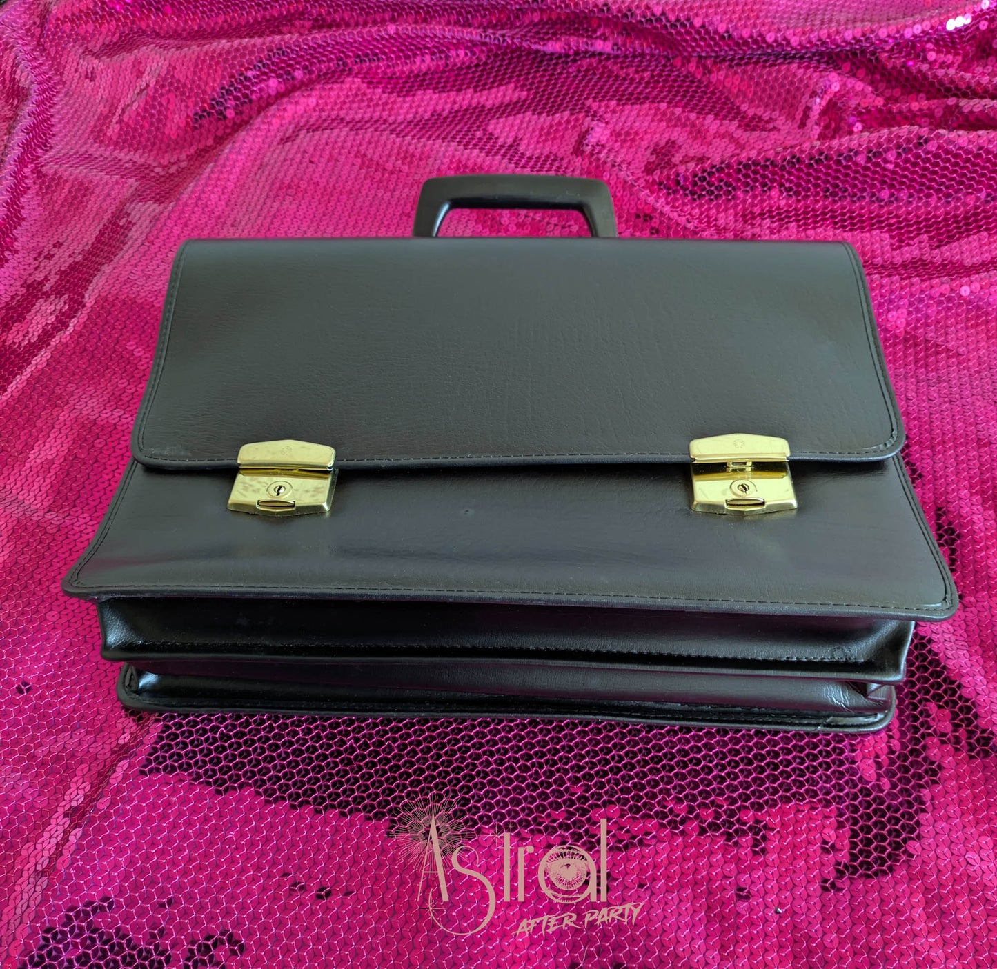 Neon Chintz Punk Dogs Briefcase