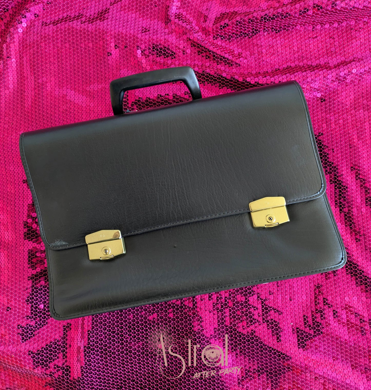 Neon Chintz Punk Dogs Briefcase
