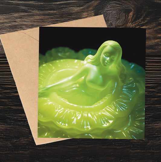 Scream Queen Supreme Greetings Card
