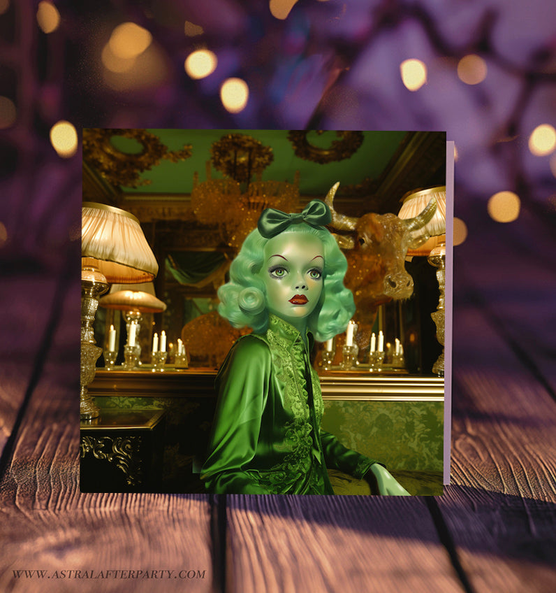 Taurus Queen Greetings Card